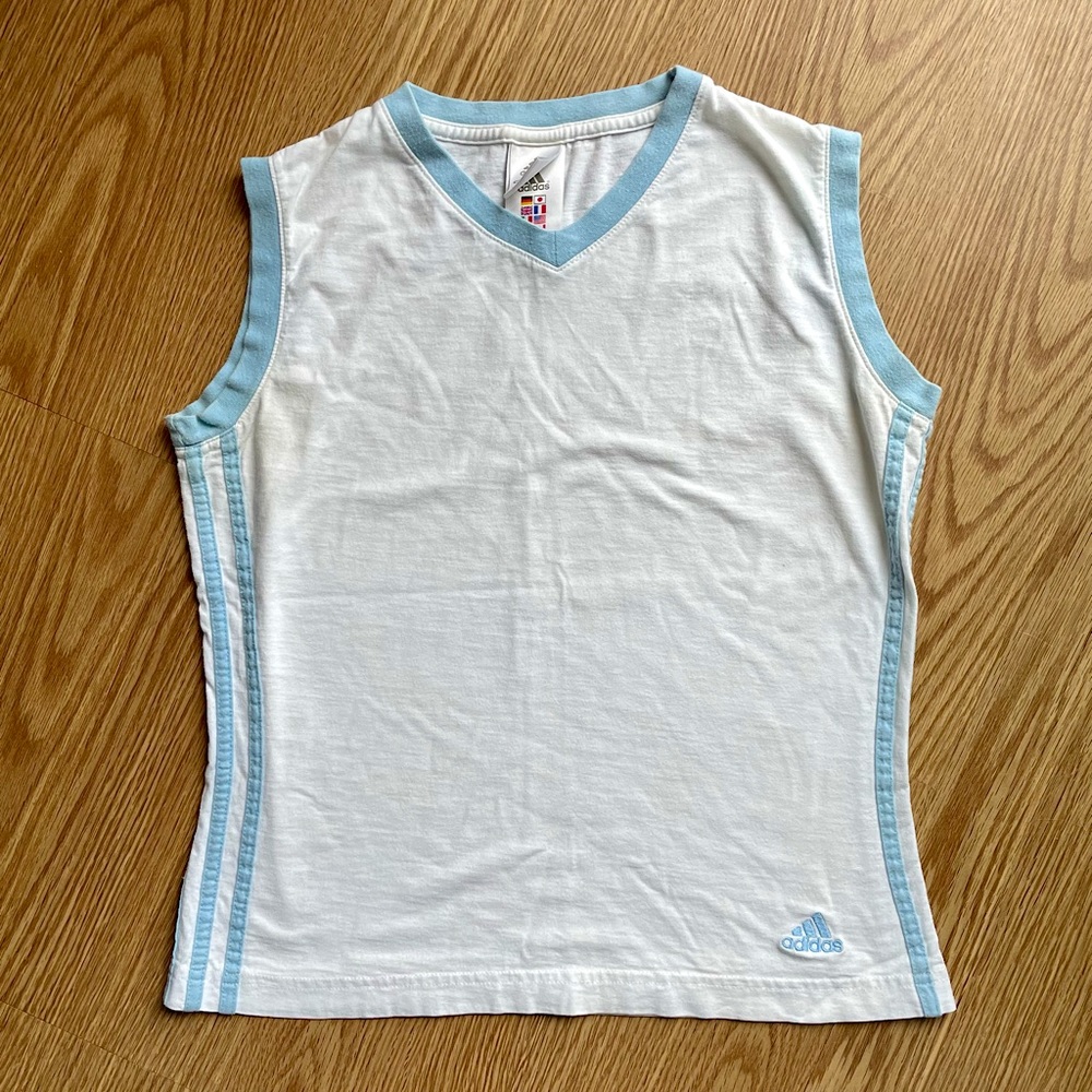 Adidas sleeveless v-neck